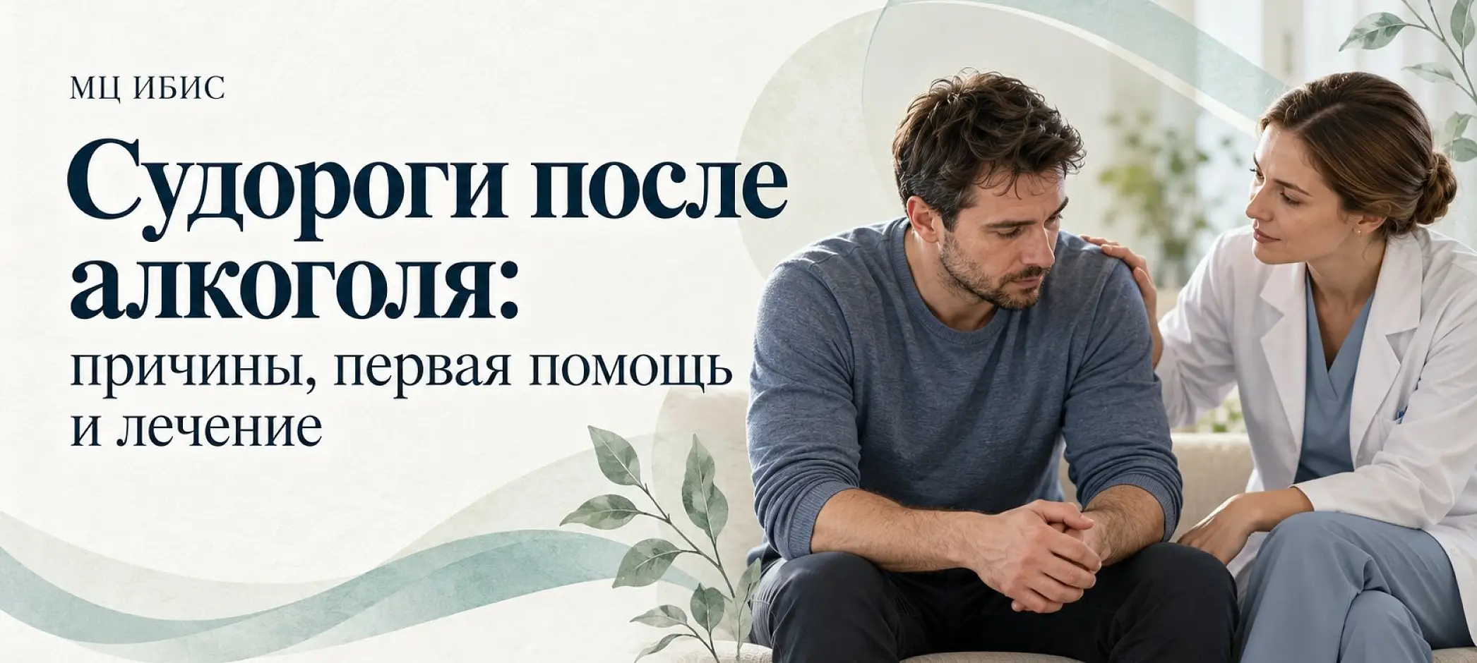 Судороги после алкоголя: причины, первая помощь и лечение