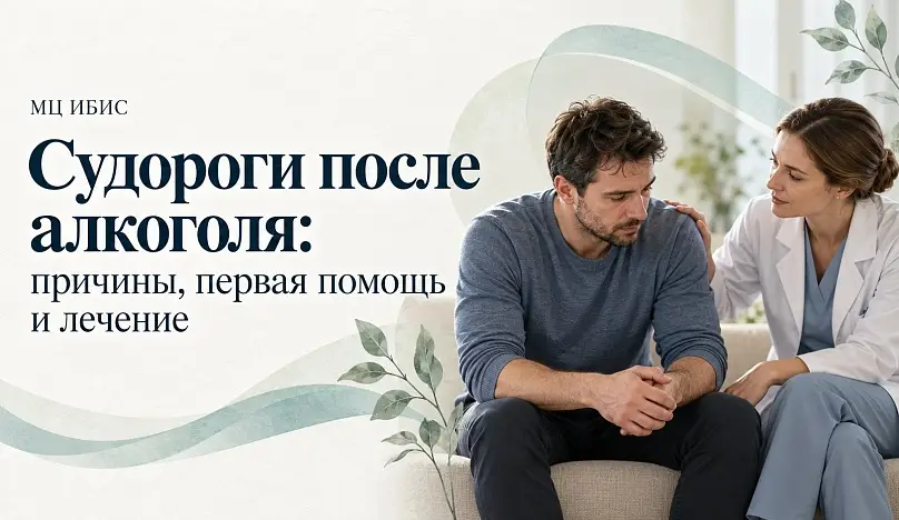 Судороги после алкоголя: причины, первая помощь и лечение
