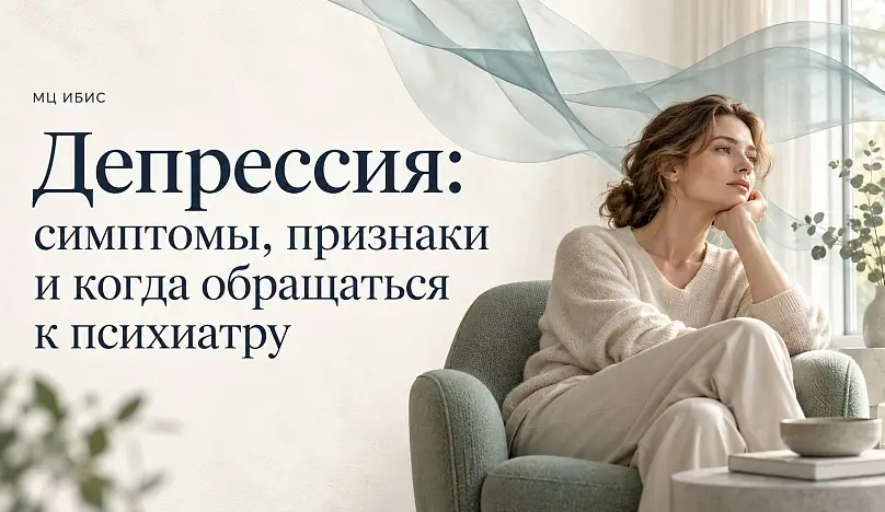 Депрессия: симптомы, признаки и когда обращаться к психиатру