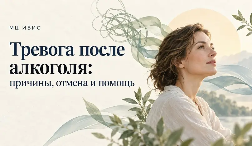 Тревога после алкоголя: причины, отмена и помощь